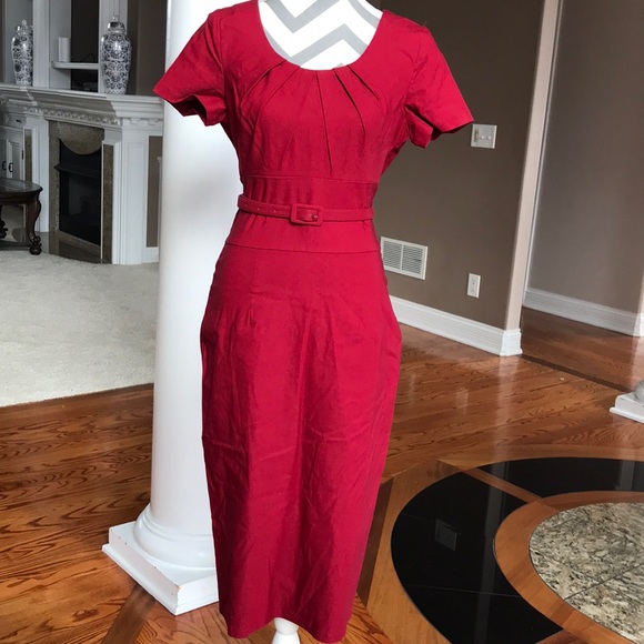 MUXXN Dresses & Skirts - Stunning red dress, retro style 🌹❤️